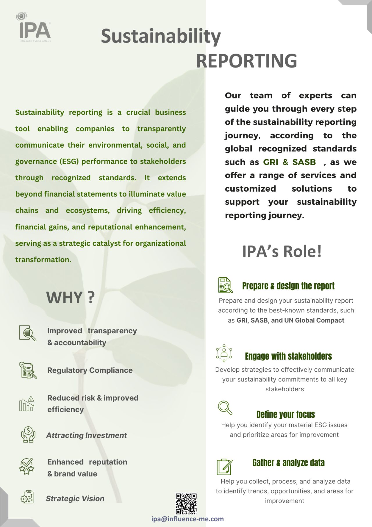 Sustainability Reporting